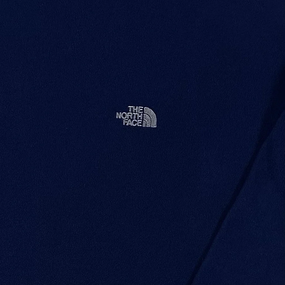 The North Face Fleece Pullover XL Navy Blue Crewneck Sleeve Pocket Lightweight